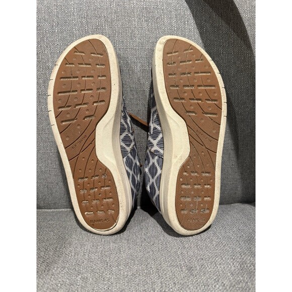 RANK 45 size 12D ORMFA22P2 blue aztec print - Picture 6 of 7